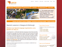 Tablet Screenshot of lorcaspanish.com